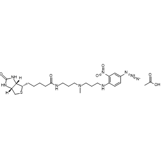 Photobiotin acetate salt Chemical Structure