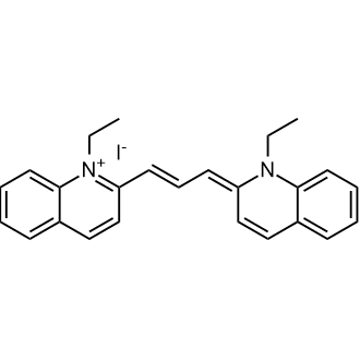 Pinacyanol (iodide) 化学構造