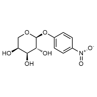 p-Nitrophenyl α-L-arabinopyranoside Chemische Struktur