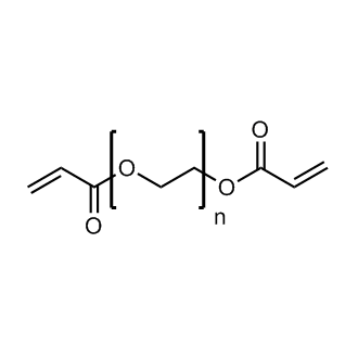 Poly(ethylene glycol) diacrylate (MW:2000)  Chemical Structure