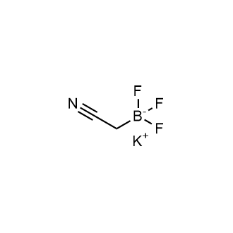 Potassium (cyanomethyl)trifluoroborate 化学構造