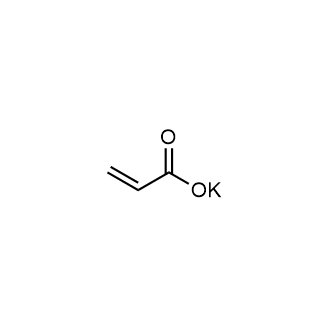 Potassium acrylate التركيب الكيميائي