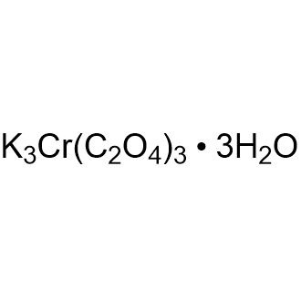 Potassium chromium(III) oxalate trihydrate,98.00% Chemical Structure