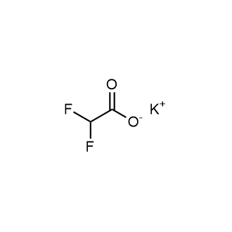 Potassium difluoroacetate 化学構造