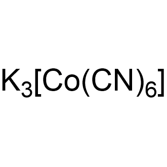 Potassium hexacyanocobaltate(III) Chemical Structure