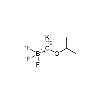 POtassium trifluoro[(propan-2-yloxy)methyl]boranuide التركيب الكيميائي