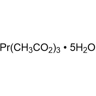 Praseodymium acetate pentahydrate, 99.90% Chemical Structure