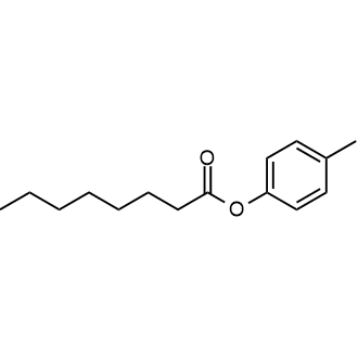 p-Tolyl n-Octanoate Chemical Structure