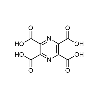 Pyrazine-2,3,5,6-tetracarboxylic acid Chemische Struktur