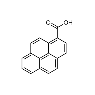 Pyrene-1-carboxylic acid التركيب الكيميائي