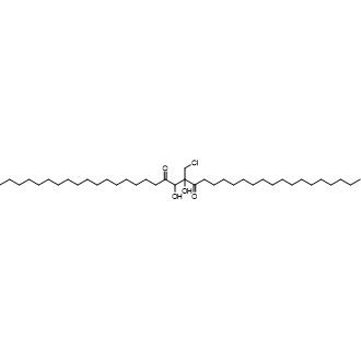 rac-1,2-Distearoyl-3-chloropropanediol Chemical Structure