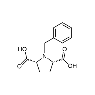 rel-(2R,5S)-1-Benzylpyrrolidine-2,5-dicarboxylic acid Chemical Structure