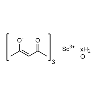 Scandium(III) acetylacetonate hydrate التركيب الكيميائي