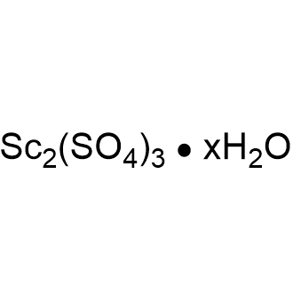 Scandium(III) sulfate xhydrate التركيب الكيميائي