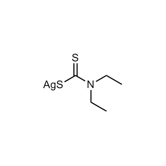 Silver diethyldithiocarbamate Chemical Structure