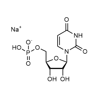 Sodium ((2R,3S,4R,5R)-5-(2,4-dioxo-3,4-dihydropyrimidin-1(2H)-yl)-3,4-dihydroxytetrahydrofuran-2-yl)methyl hydrogenphosphate 化学構造