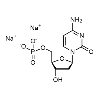 Sodium ((2R,3S,5R)-5-(4-amino-2-oxopyrimidin-1(2H)-yl)-3-hydroxytetrahydrofuran-2-yl)methyl phosphate التركيب الكيميائي