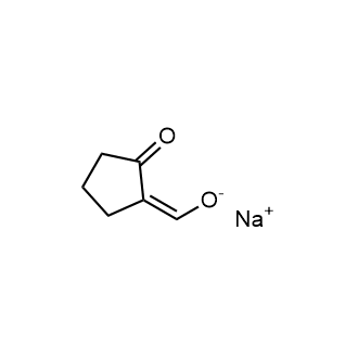 Sodium (2-oxocyclopentylidene)methanolate Chemische Struktur