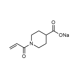 Sodium 1-(prop-2-enoyl)piperidine-4-carboxylate Chemical Structure