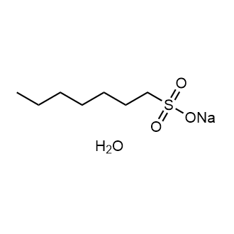 Sodium 1-heptanesulfonate monohydrate(Reagent for Ion-Pair Chromatography,99%) 化学構造