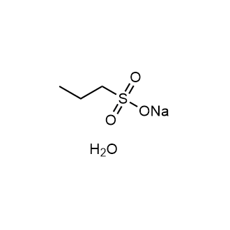 Sodium 1-propanesulfonate monohydrate(Reagent for Ion-Pair Chromatography,98%) التركيب الكيميائي