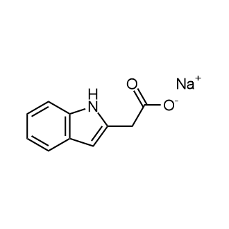 Sodium 2-(1H-indol-2-yl)acetate Chemical Structure