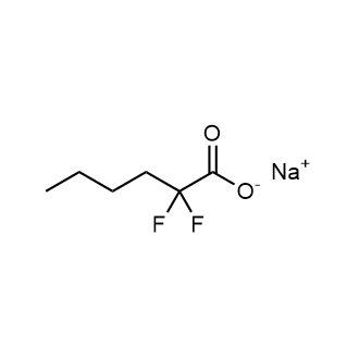 Sodium 2,2-difluorohexanoate Chemical Structure