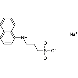 Sodium 3-(naphthalen-1-ylamino)propane-1-sulfonate Chemische Struktur