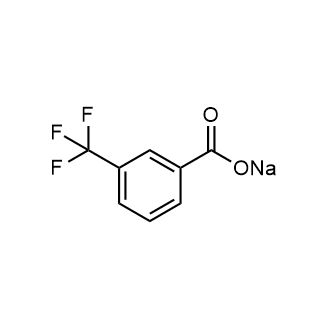 Sodium 3-(trifluoromethyl)benzoate Chemical Structure