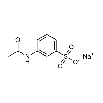 Sodium 3-acetamidobenzene-1-sulfonate 化学構造