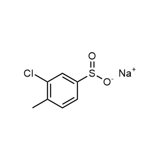 Sodium 3-chloro-4-methylbenzenesulfinate 化学構造