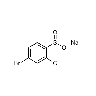 Sodium 4-bromo-2-chlorobenzenesulfinate 化学構造