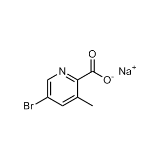 Sodium 5-bromo-3-methylpicolinate Chemical Structure