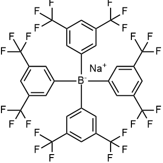 Sodium tetrakis(3,5-bis(trifluoromethyl)phenyl)borate التركيب الكيميائي