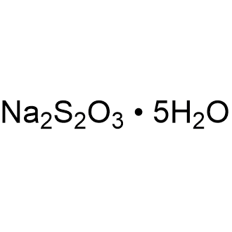 Sodium thiosulfate (pentahydrate) التركيب الكيميائي