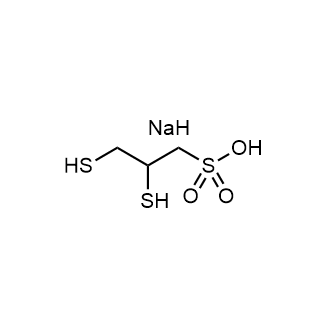 Sodium2,3-dimercapto-1-propanesulfonate Chemical Structure