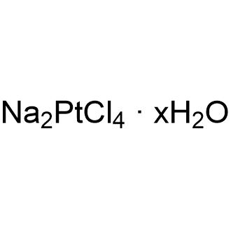 Sodiumtetrachloroplatinate(II)hydrate Chemische Struktur