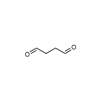 Succinaldehyde (40% in water) Chemische Struktur