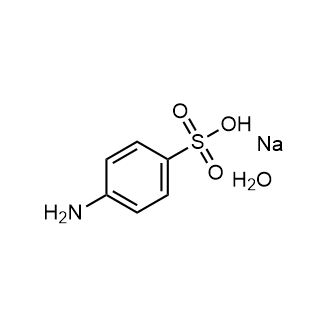 Sulfanilic acid sodium salt hydrate Chemische Struktur