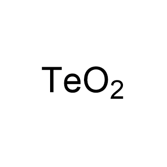 Tellurium dioxide Chemische Struktur