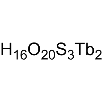 Terbium sulfate hydrate, 99.99% Chemical Structure