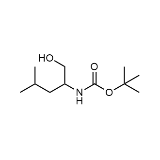 tert-Butyl (1-hydroxy-4-methylpentan-2-yl)carbamate Chemical Structure