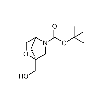 tert-Butyl (1S)-1-(hydroxymethyl)-2-oxa-5-azabicyclo[2.2.1]heptane-5-carboxylate Chemical Structure