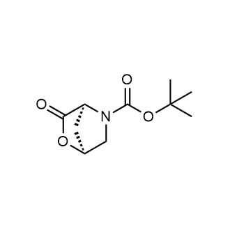 tert-Butyl (1S,4S)-3-oxo-2-oxa-5-azabicyclo[2.2.1]heptane-5-carboxylate Chemische Struktur