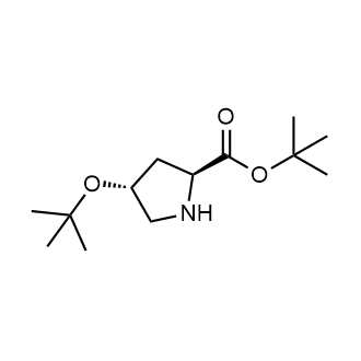 tert-Butyl (2S,4R)-4-(tert-Butoxy)pyrrolidine-2-carboxylate Chemical Structure