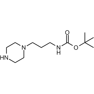 tert-Butyl (3-(piperazin-1-yl)propyl)carbamate Chemical Structure