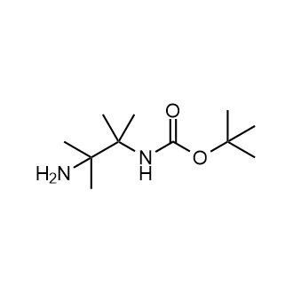 tert-Butyl (3-amino-2,3-dimethylbutan-2-yl)carbamate Chemical Structure