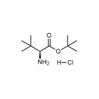 tert-Butyl (S)-2-amino-3,3-dimethylbutanoate hydrochloride Chemical Structure