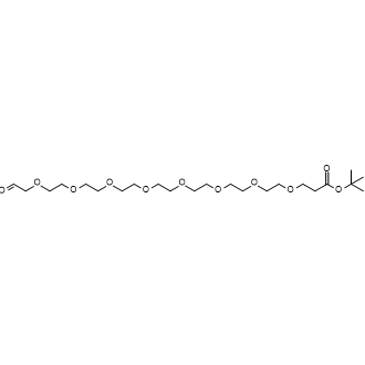 tert-Butyl 1-oxo-3,6,9,12,15,18,21,24-octaoxaheptacosan-27-oate Chemical Structure