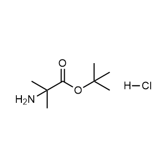 tert-Butyl 2-amino-2-methylpropanoate hydrochloride Chemical Structure